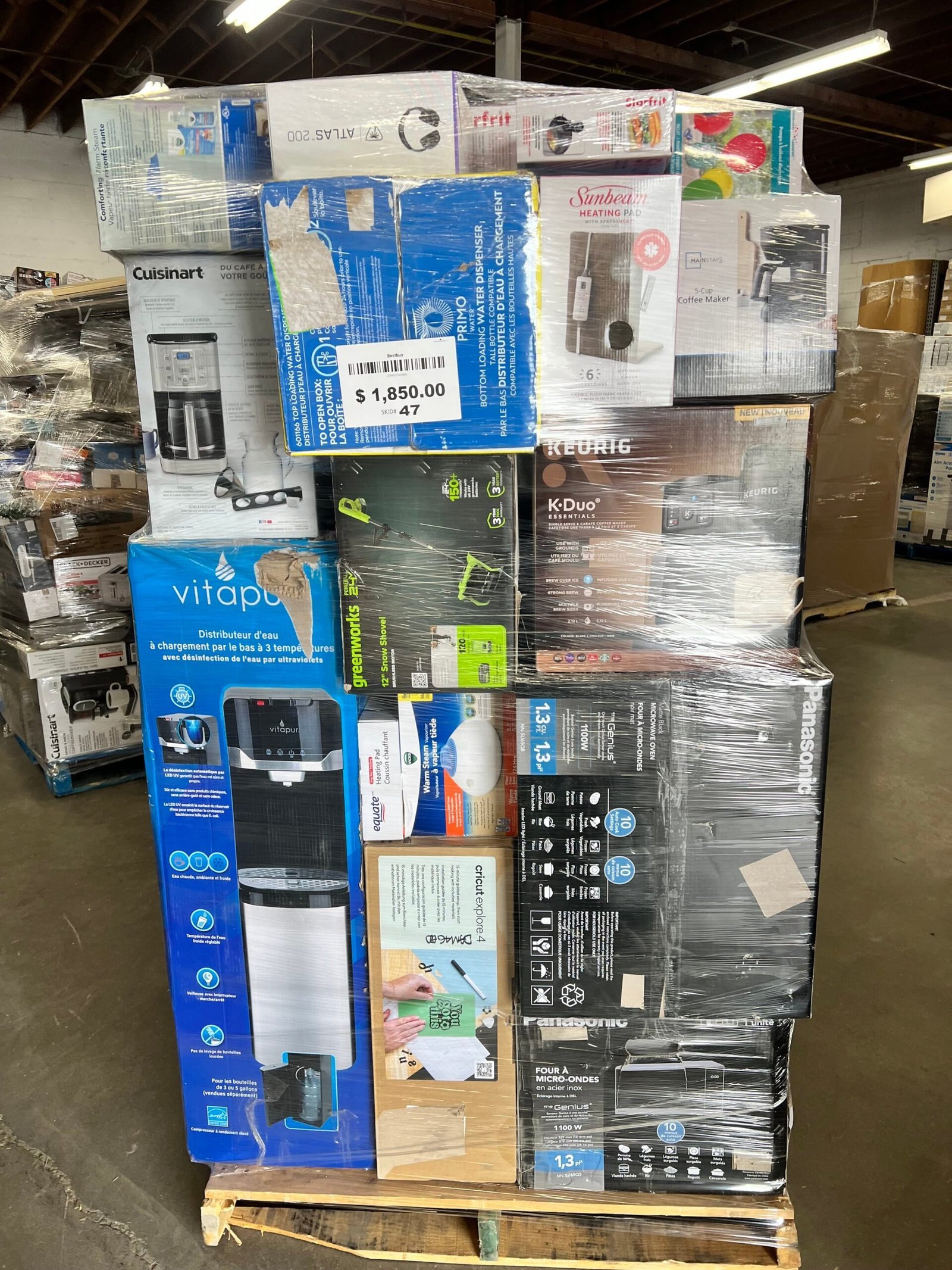 appliance-electronics-pallet-47-liquidation-pallet-wholesale-appliance-electronics-pallet-47-liquidation-pallet-wholesale-lpd-1238270731-scaled-1.jpg Appliance/Electronics Liquidation Pallet — Lot 13 - Image 1