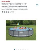Bestway Power Steel Pool Liquidation Pallet - Image 2