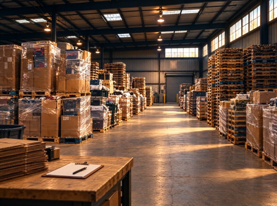 The Pallet Plaza Liquidation warehouse in Grand Rapids, Michigan
